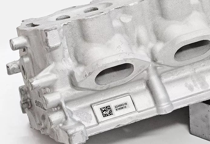 Automotive-Sample02 Grawerowanie laserowe w przemyśle odlewniczym