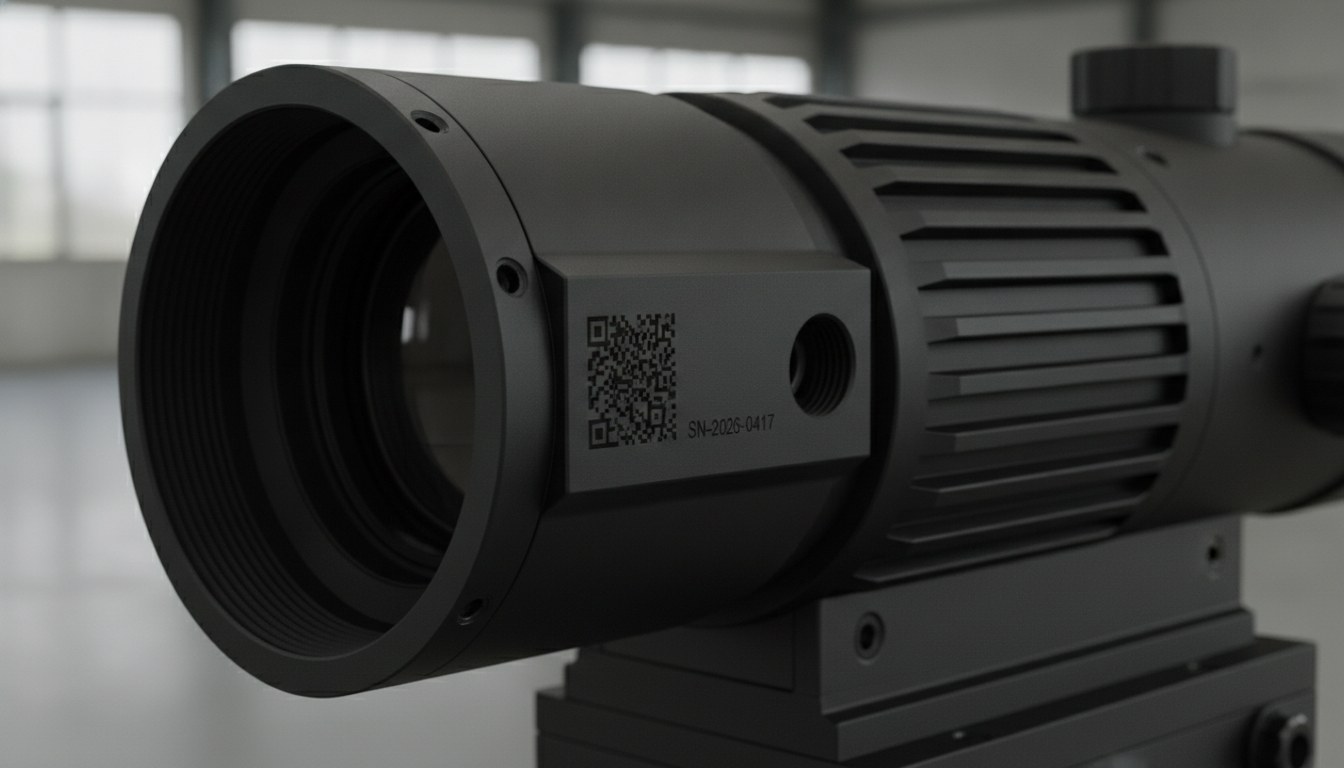 Marcatura laser picosecondo per la difesa a bassa riflettanza
